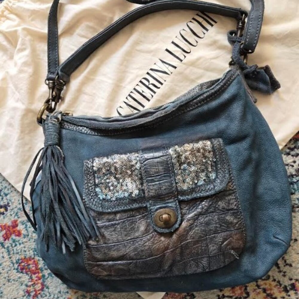 Caterina Lucchi Canvas/Leather Bag